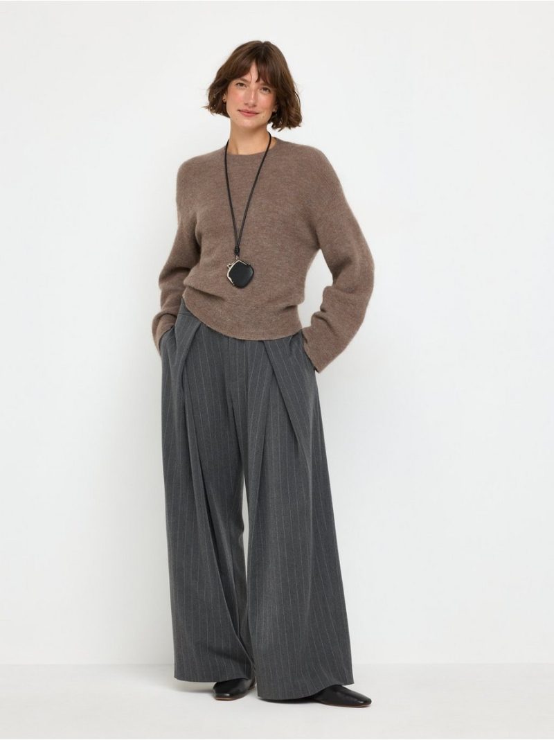 Knitted jumper in wool blend - 3012710-7292