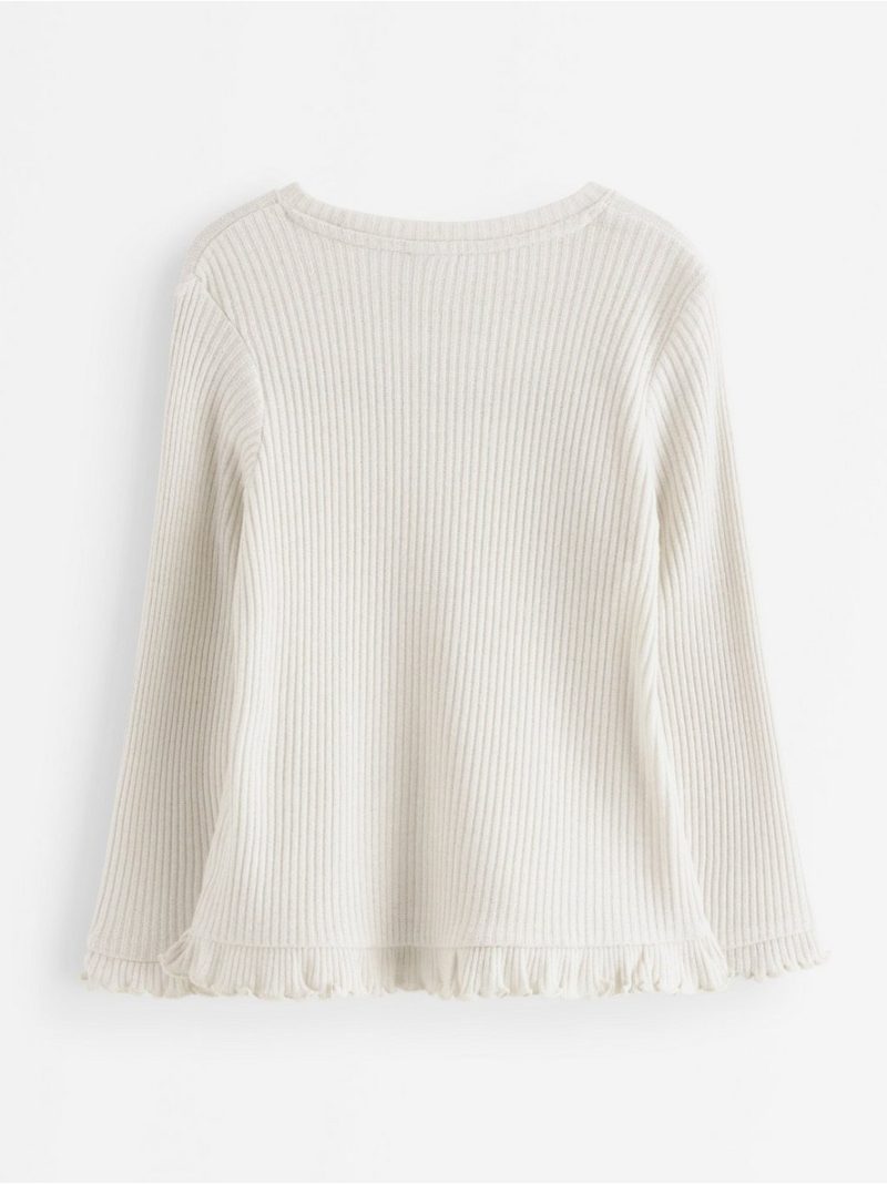 Long-sleeved top with glitter - 3012732-6728