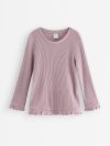 Long-sleeved top with glitter - 3012732-8121