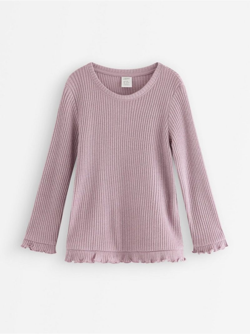 - Long-sleeved top with glitter Long-sleeved top with glitter - 3012732-8121