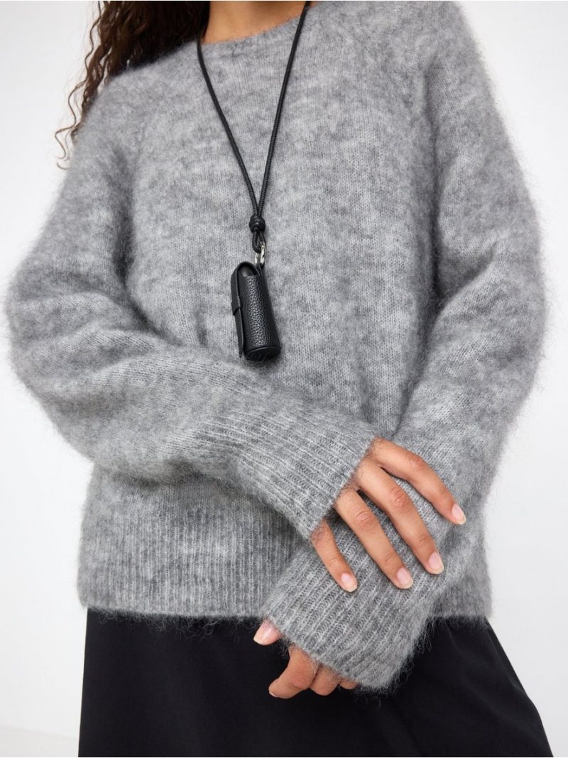 Knitted jumper in wool blend - 3012752-9803