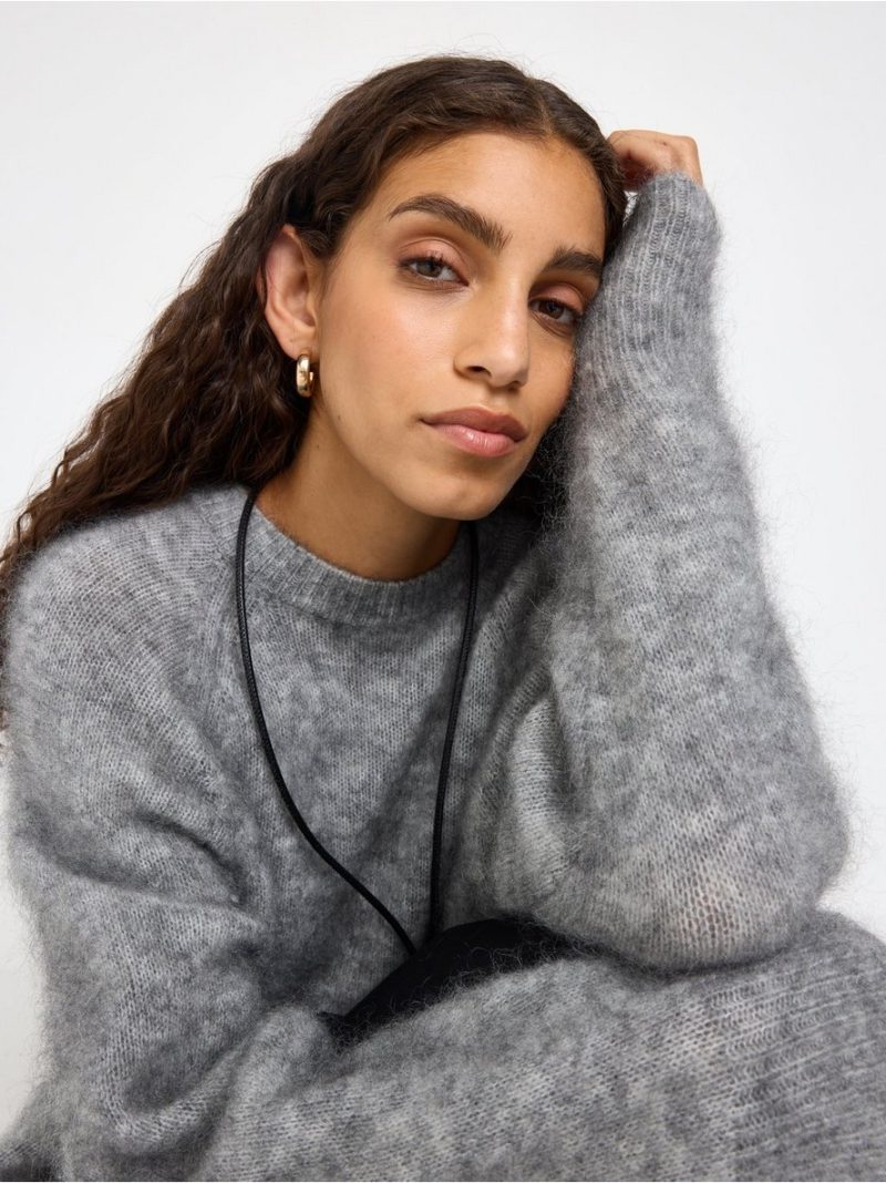 Knitted jumper in wool blend - 3012752-9803