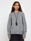 Knitted jumper in wool blend - 3012752-9803