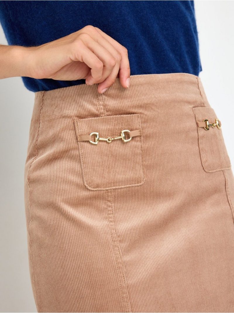 Skirt in corduroy - 3012844-9843