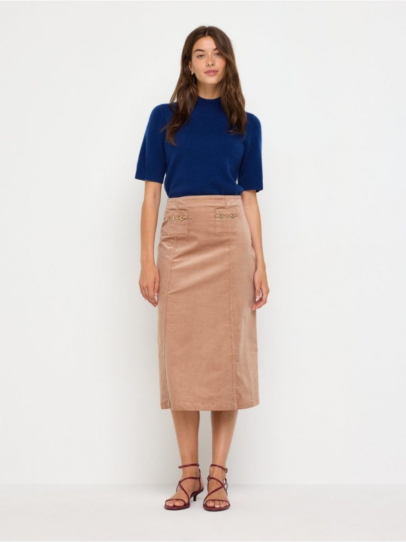 - Skirt in corduroy Skirt in corduroy - 3012844-9843