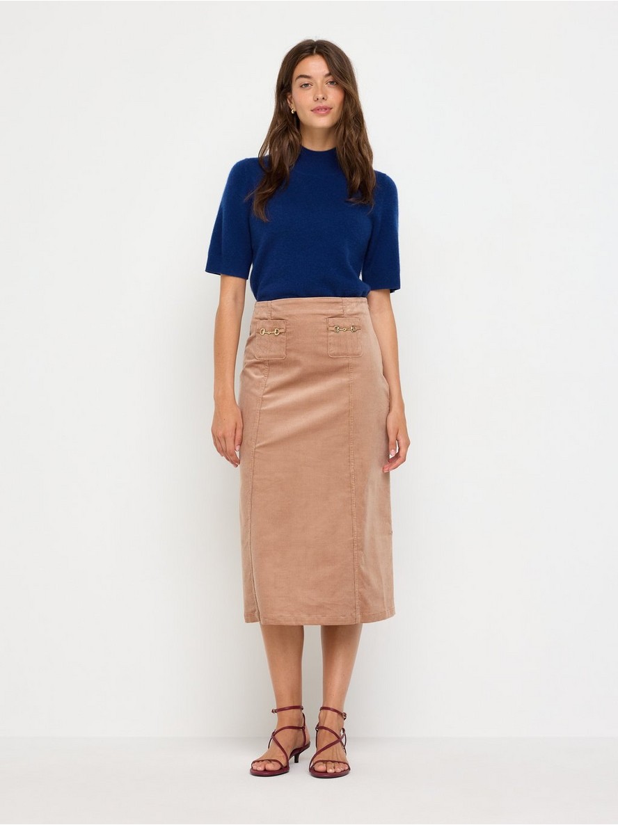 Skirt in corduroy - 3012844-9843