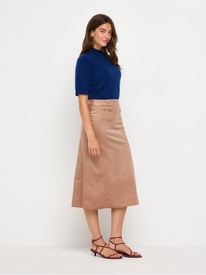 Skirt in corduroy - 3012844-9843