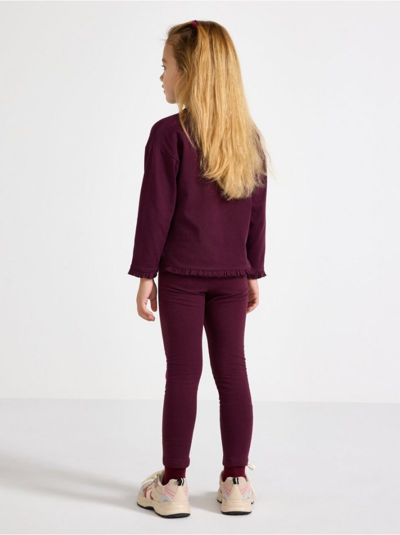 Leggings with brushed inside - 3012862-7268