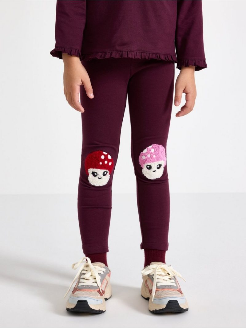 Leggings with brushed inside - 3012862-7268