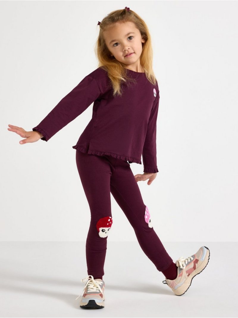 - Leggings with brushed inside Leggings with brushed inside - 3012862-7268