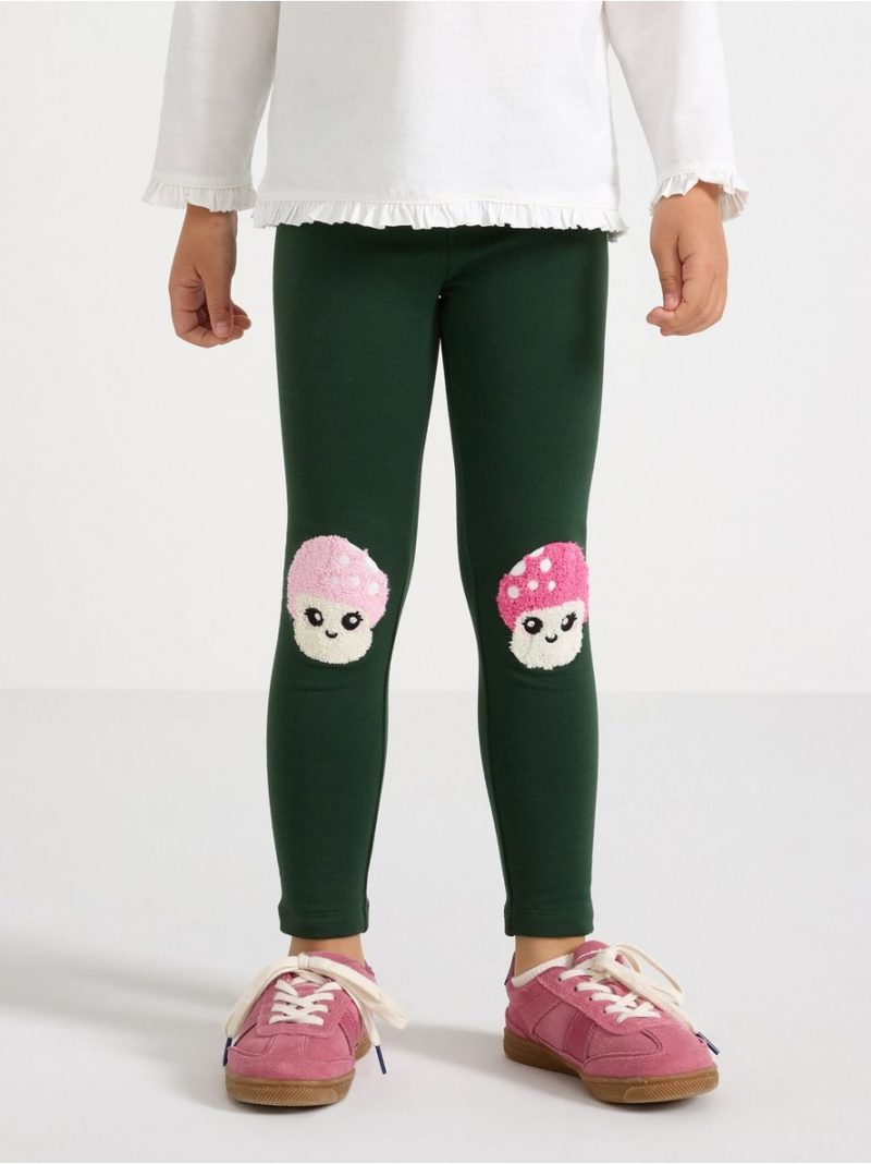 Leggings with brushed inside - 3012862-8599