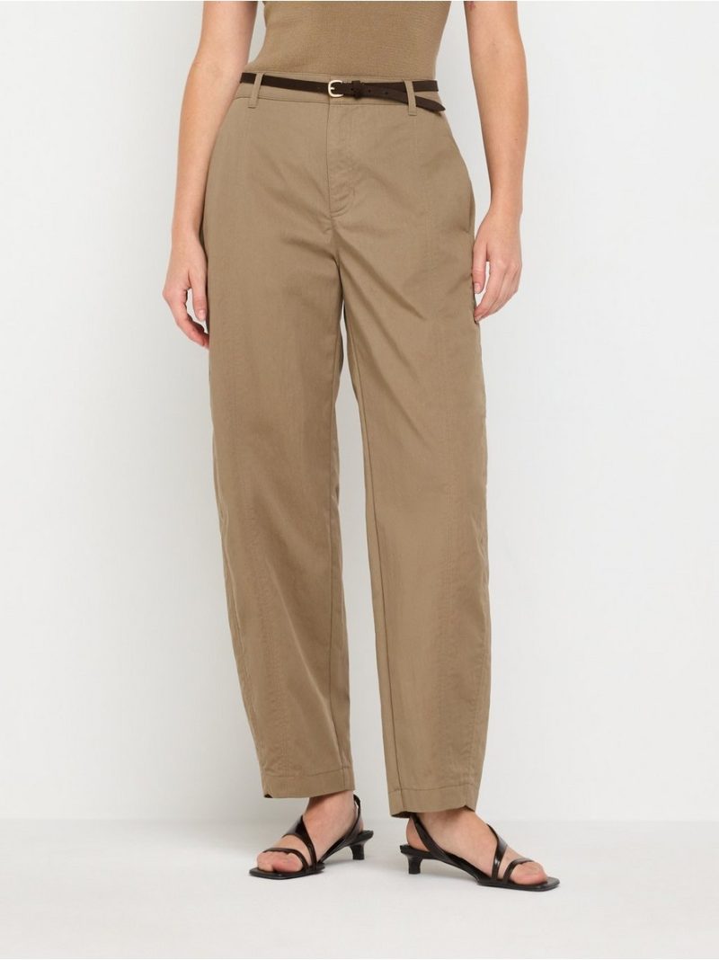 Barrel trousers with ankle length - 3012969-9609