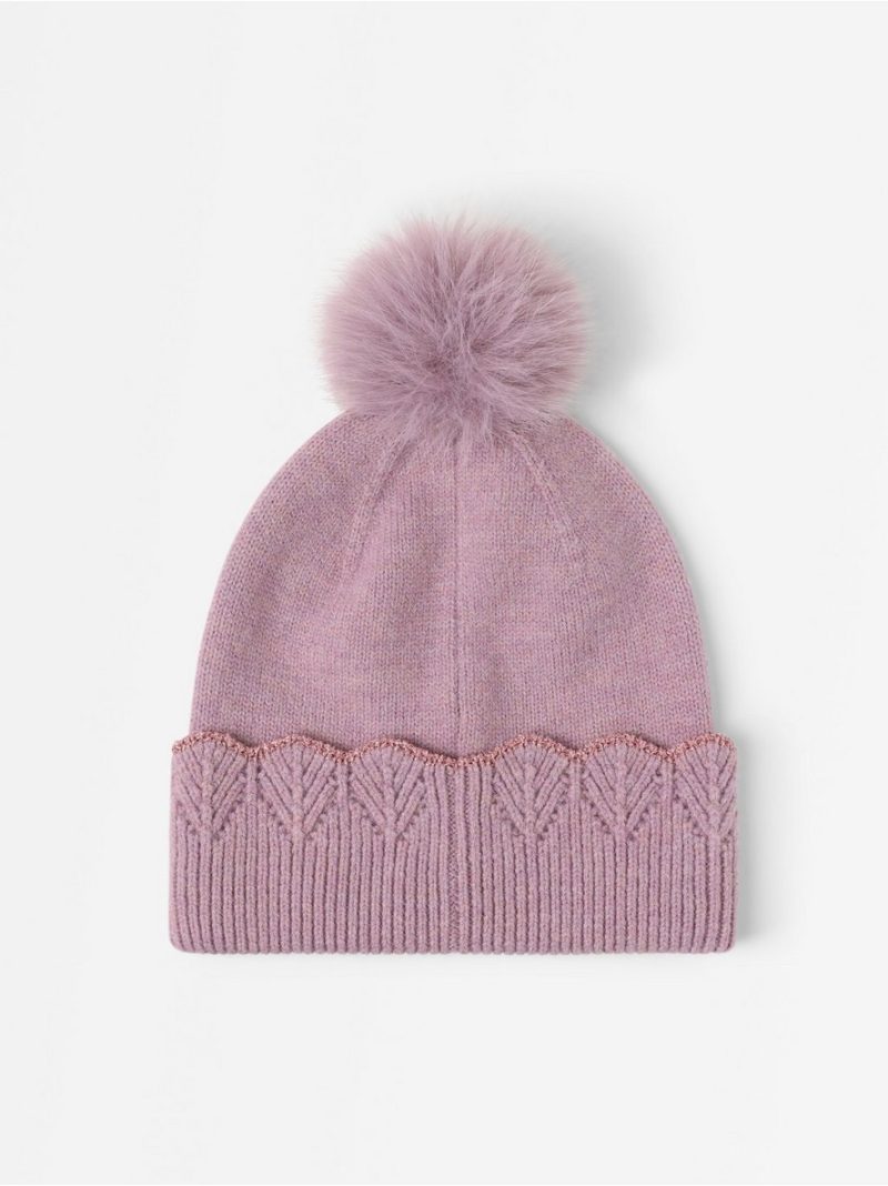 Beanie with pom pom - 3013085-8121