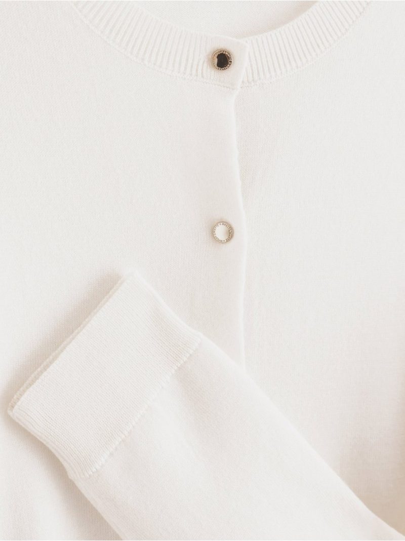 Fine-knit cardigan - 3013169-300