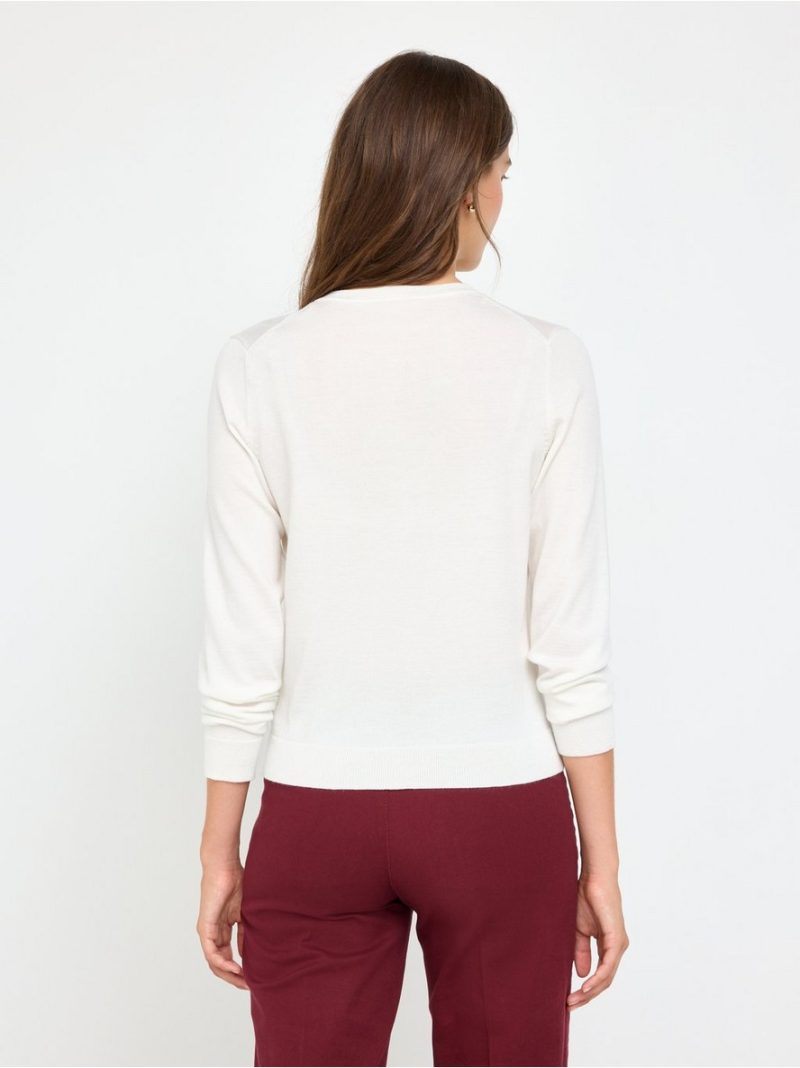 Fine-knit cardigan - 3013169-300