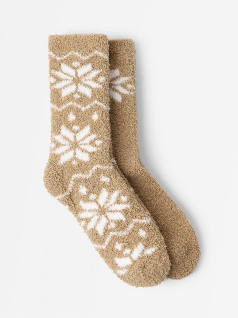 2-pack fluffy socks - 3013257-8659