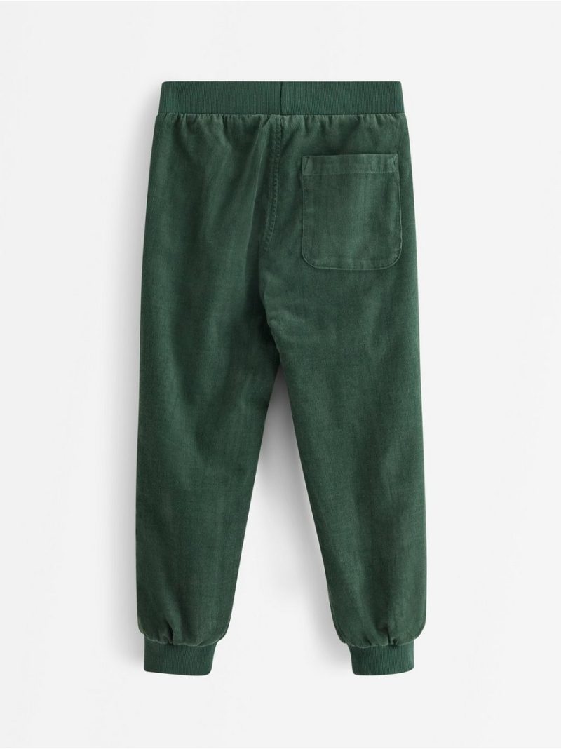 Lined corduroy joggers - 3013321-8599