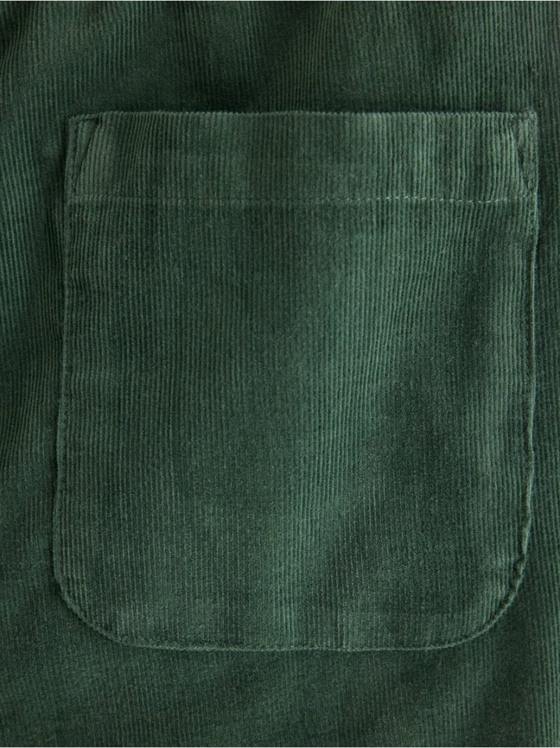 Lined corduroy joggers - 3013321-8599
