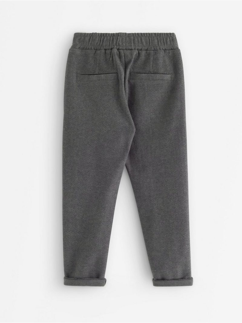 Herringbone jersey trousers - 3013343-6959