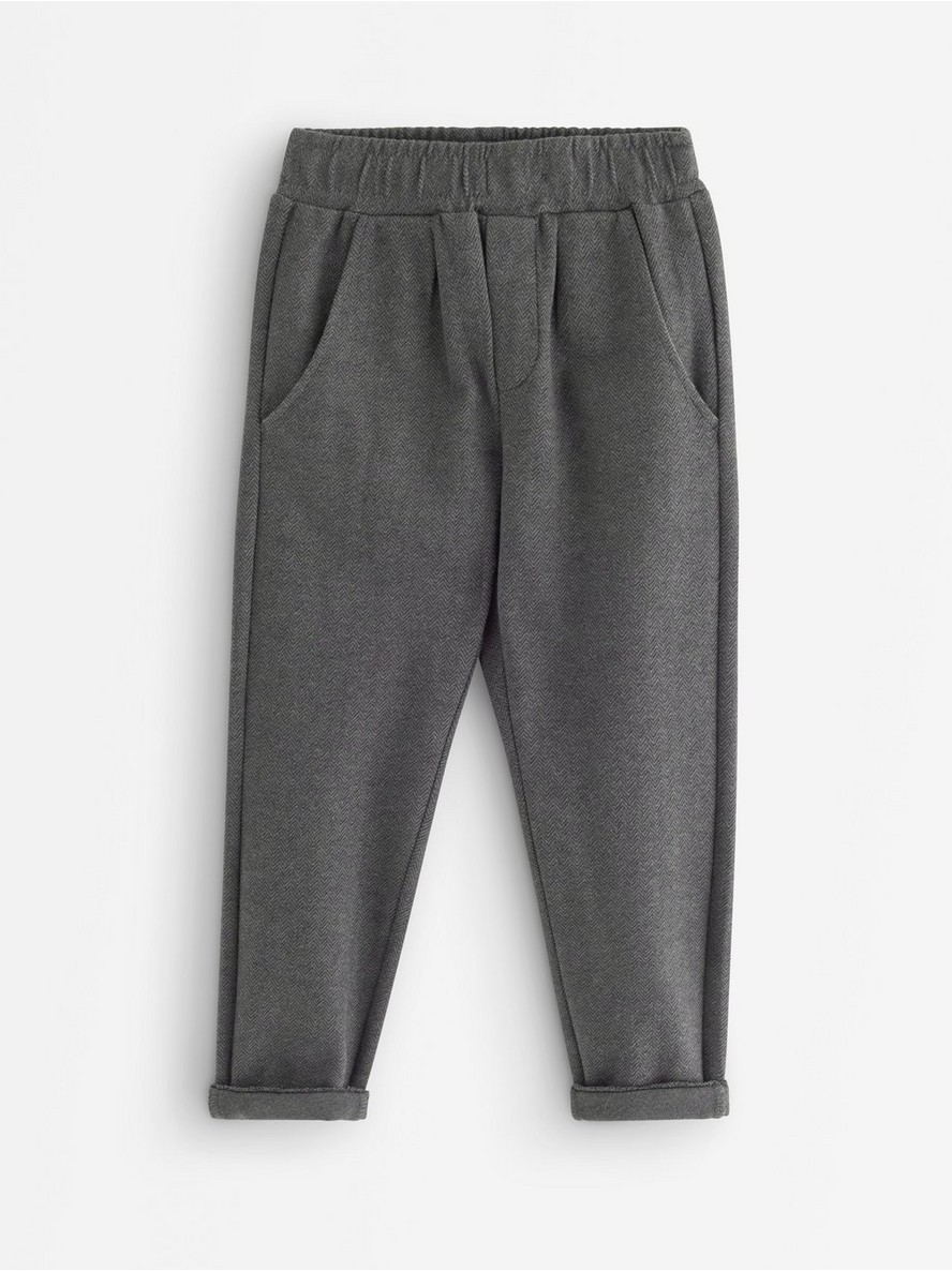 Herringbone jersey trousers - 3013343-6959