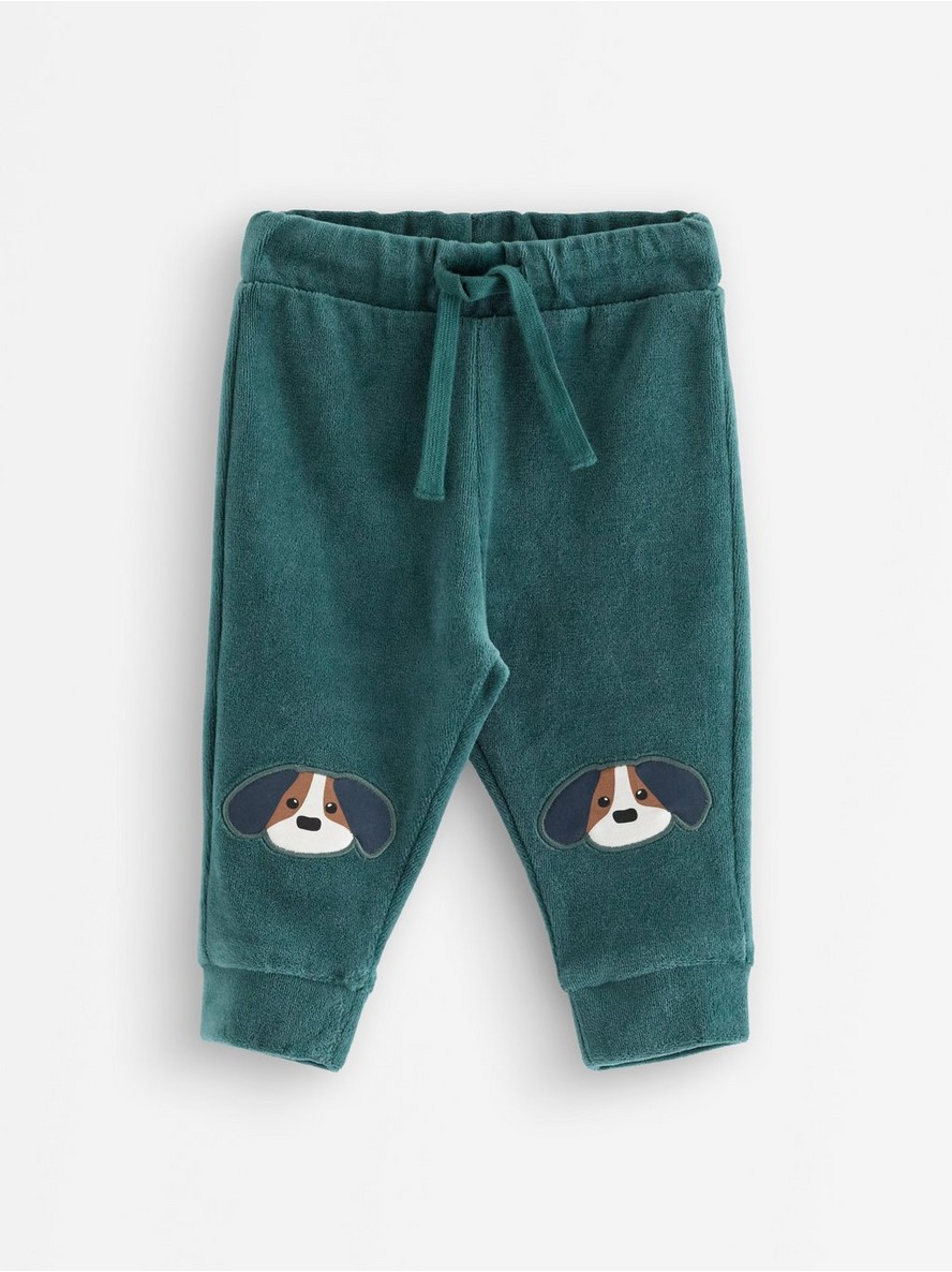 Trousers in velour - 3013348-2515