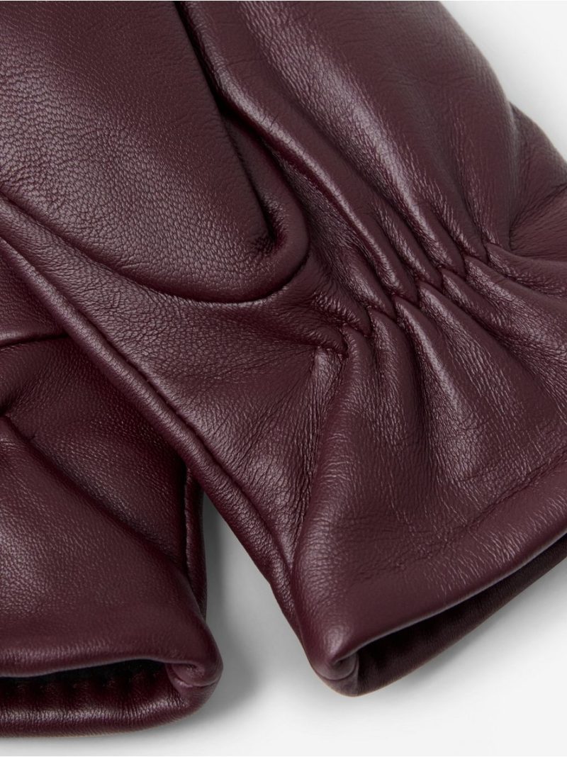 Leather mittens - 3013459-7390