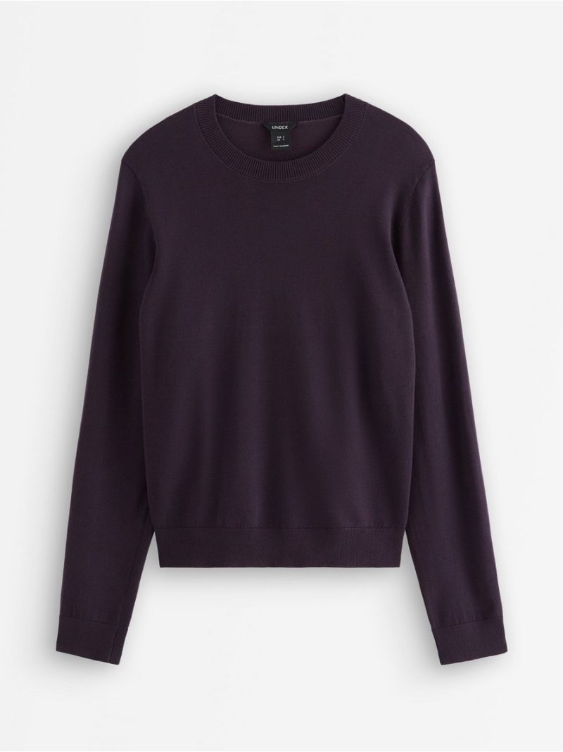 Fine-knit long-sleeved top - 3013471-6940