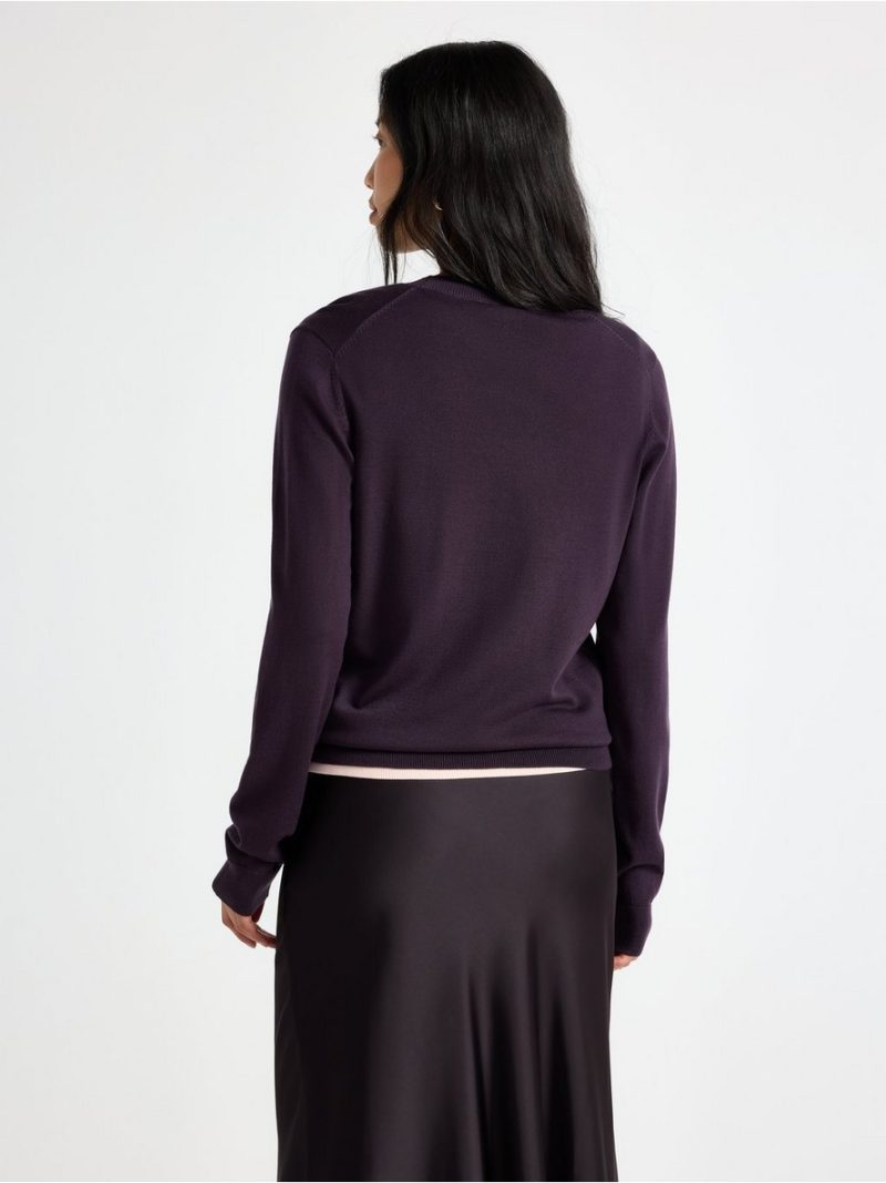 Fine-knit long-sleeved top - 3013471-6940