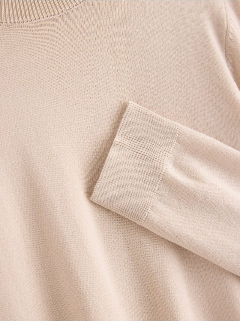 Fine-knit long-sleeved top - 3013471-7403