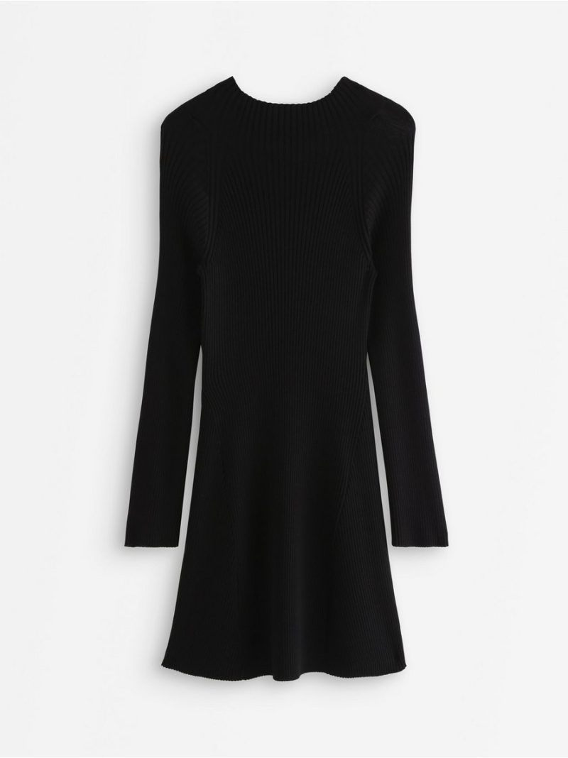 Rib-knitted mini dress - 3013511-80