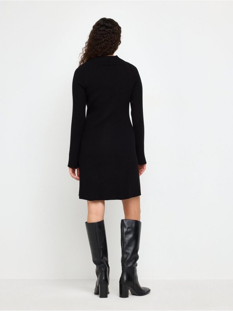 Rib-knitted mini dress - 3013511-80