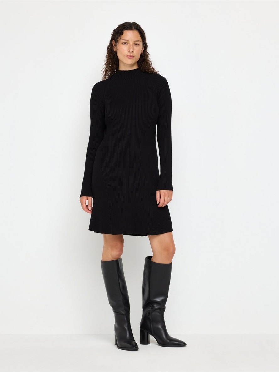 Rib-knitted mini dress - 3013511-80