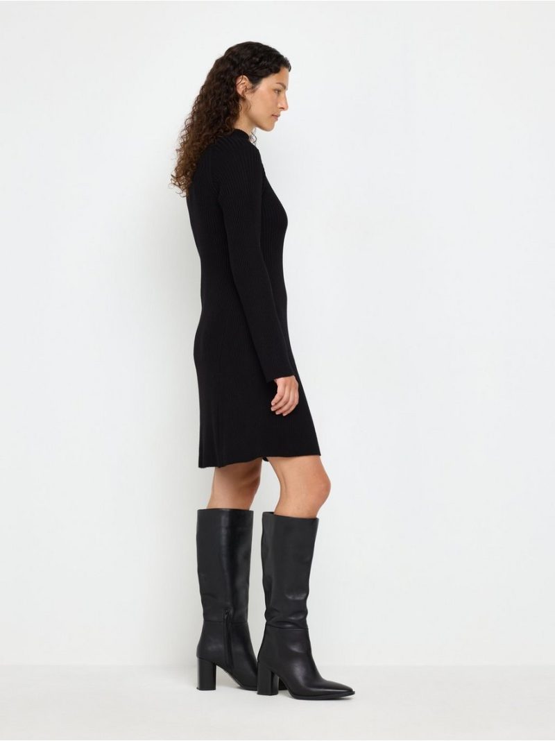 Rib-knitted mini dress - 3013511-80