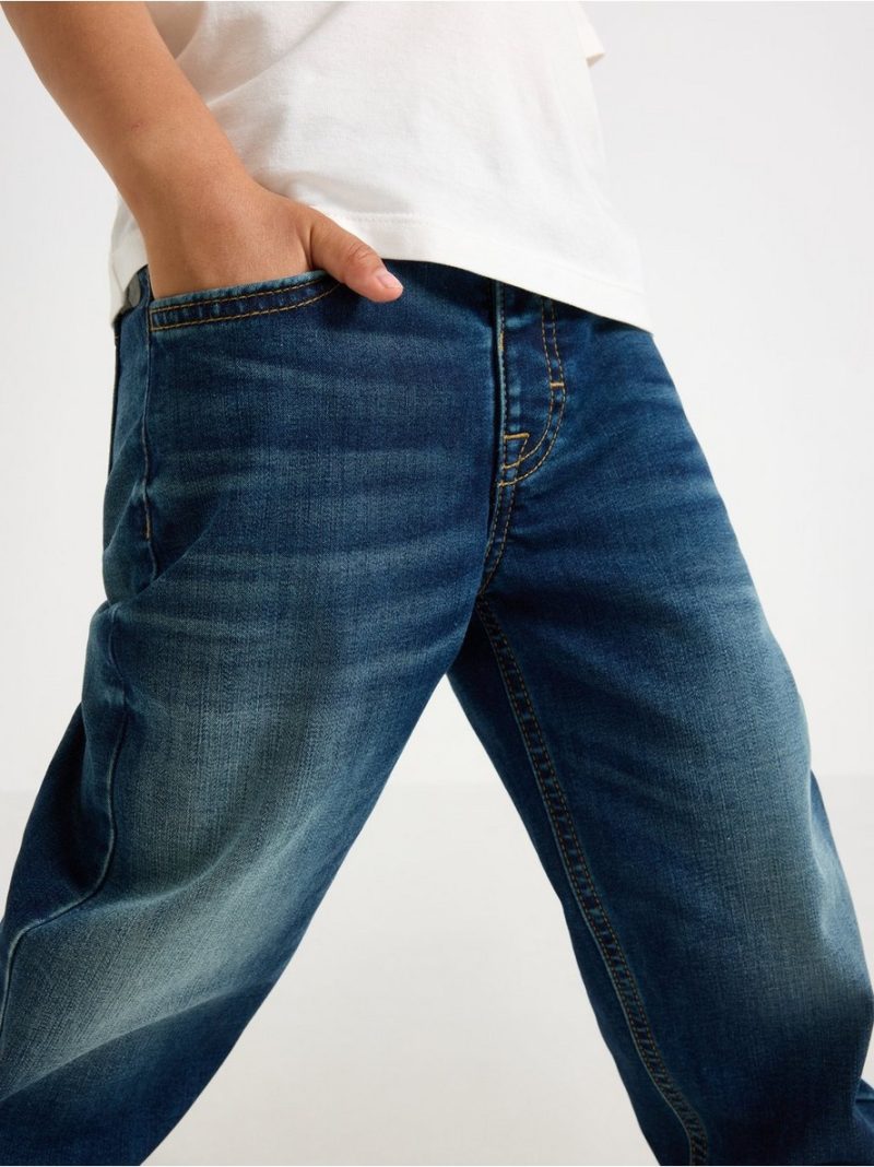 Baggy jeans with brushed inside - 3013513-791
