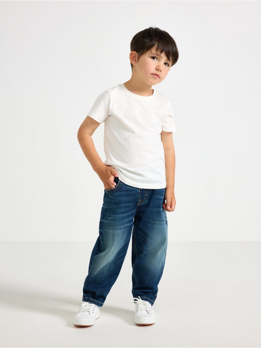 Baggy jeans with brushed inside - 3013513-791