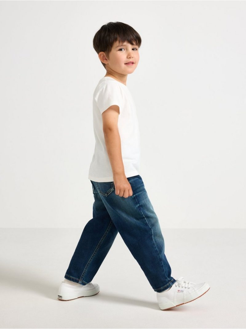 Baggy jeans with brushed inside - 3013513-791