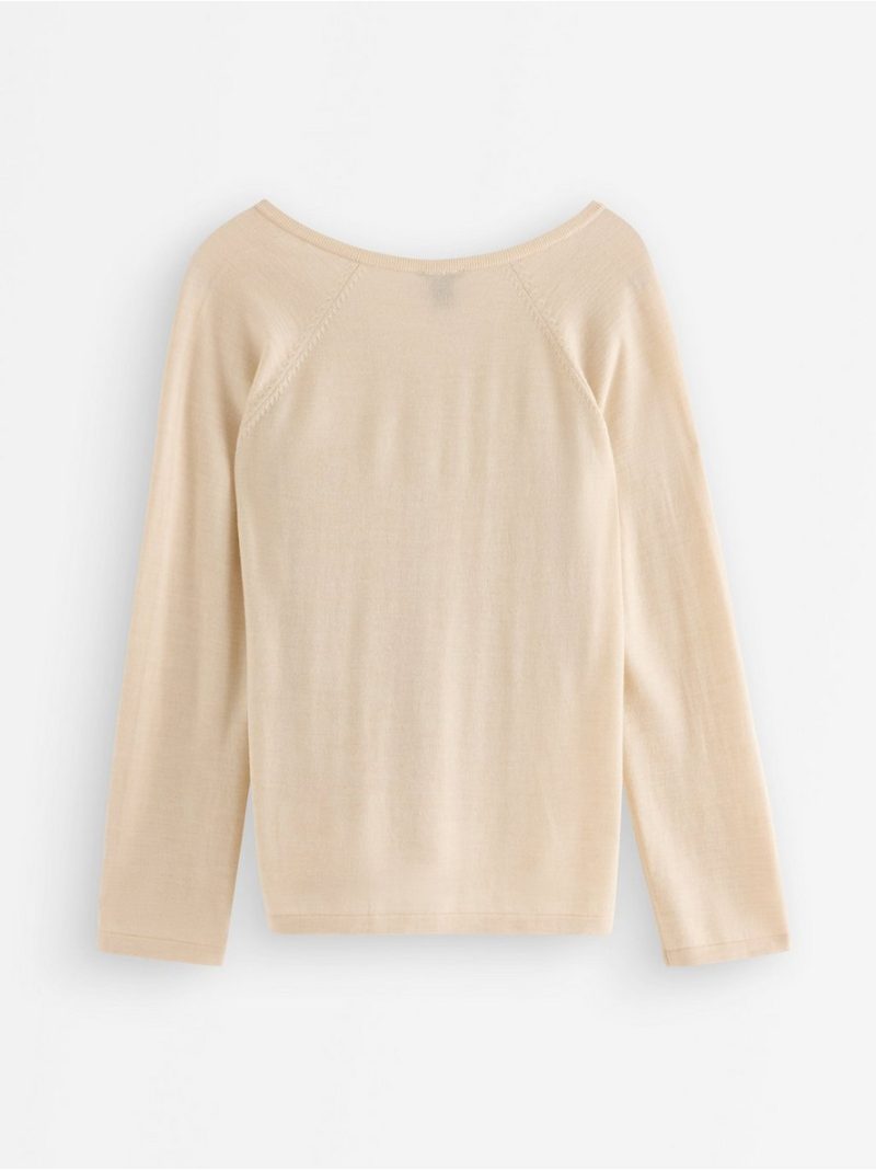 Fine-knit jumper in merino wool - 3013527-2659