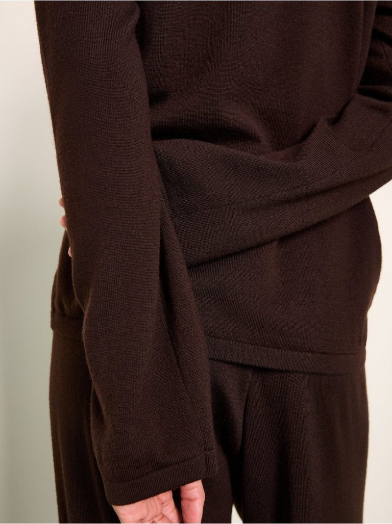 Fine-knit jumper in merino wool - 3013527-8117
