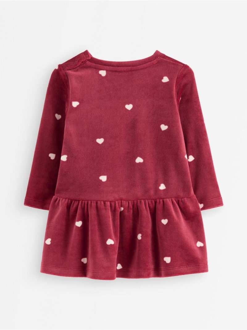 Velour dress - 3013584-6968
