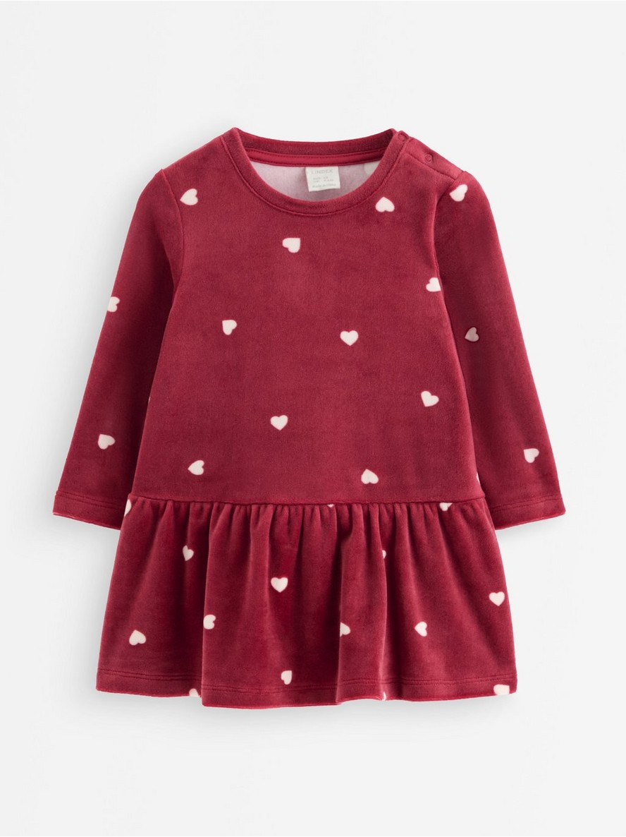 Velour dress - 3013584-6968