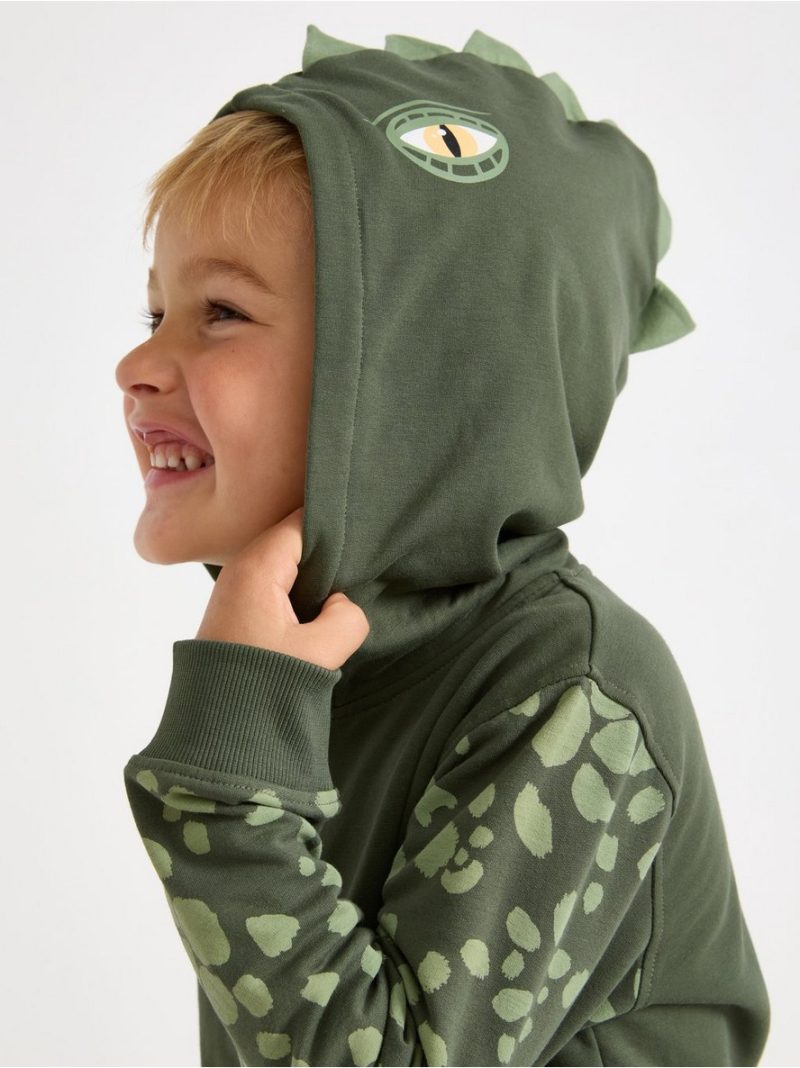 Hoodie with zip closure - 3013607-7934