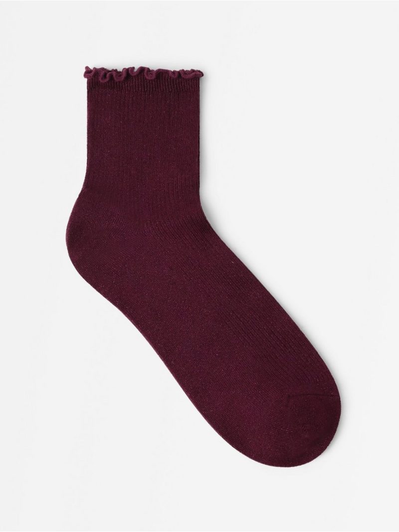 High ankle socks with lurex - 3013640-9938
