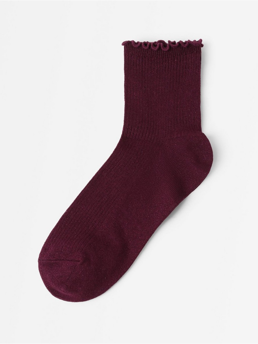 High ankle socks with lurex - 3013640-9938