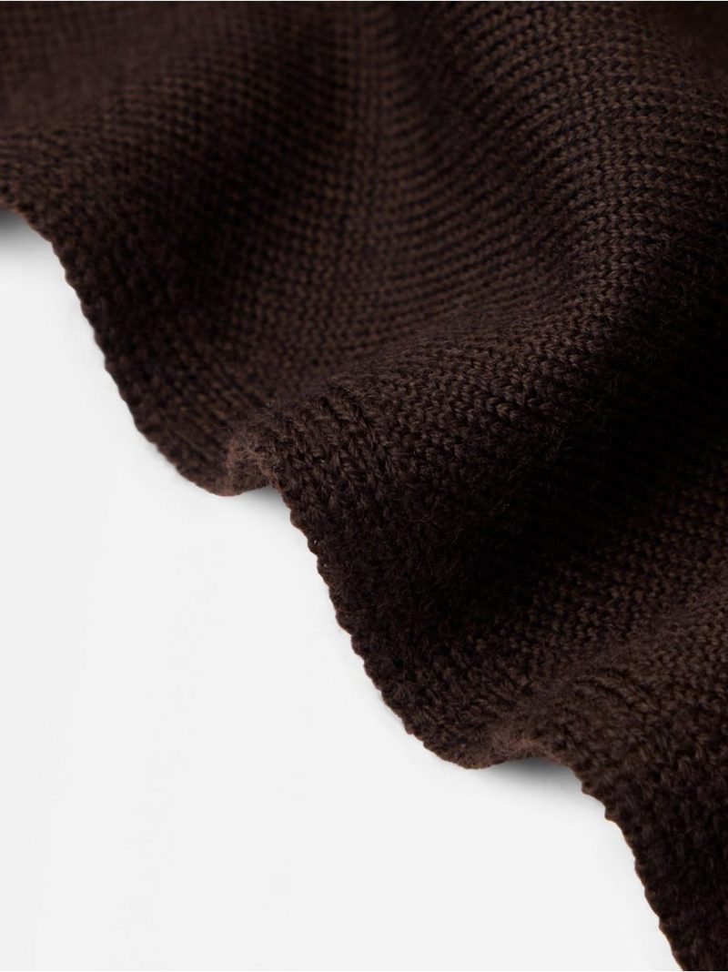 Triangle scarf in merino wool - 3013647-8117