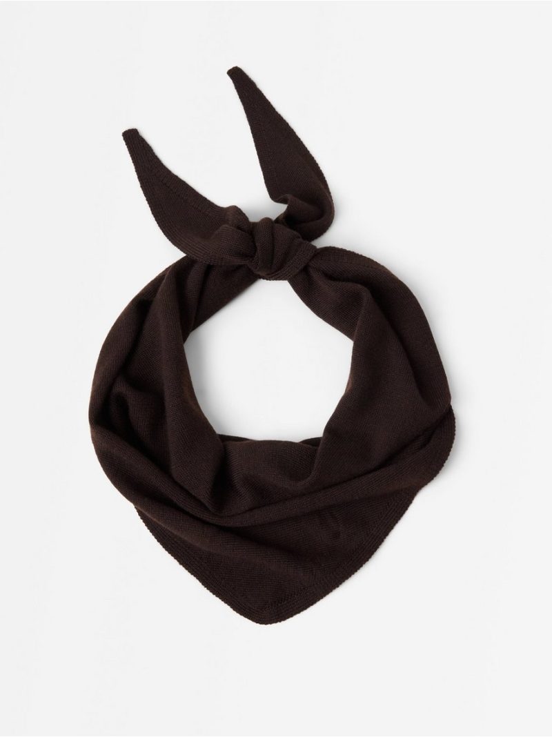 Triangle scarf in merino wool - 3013647-8117