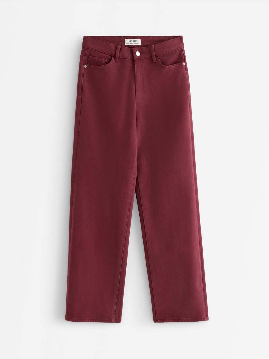 WIDE Hanna cropped trousers in twill - 3013667-6466