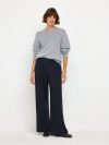 Wide trousers with pleats - 3013731-7318