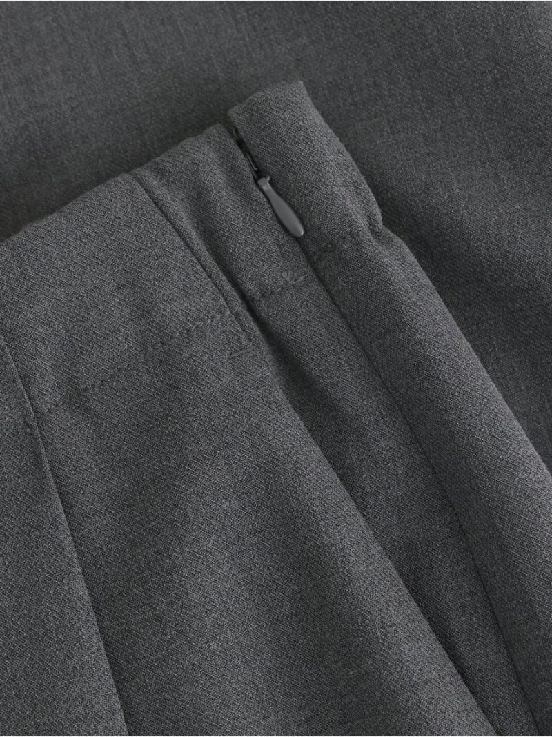 Wide trousers with pleats - 3013731-9804