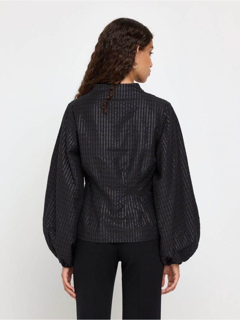 Blouse in seersucker - 3013739-80