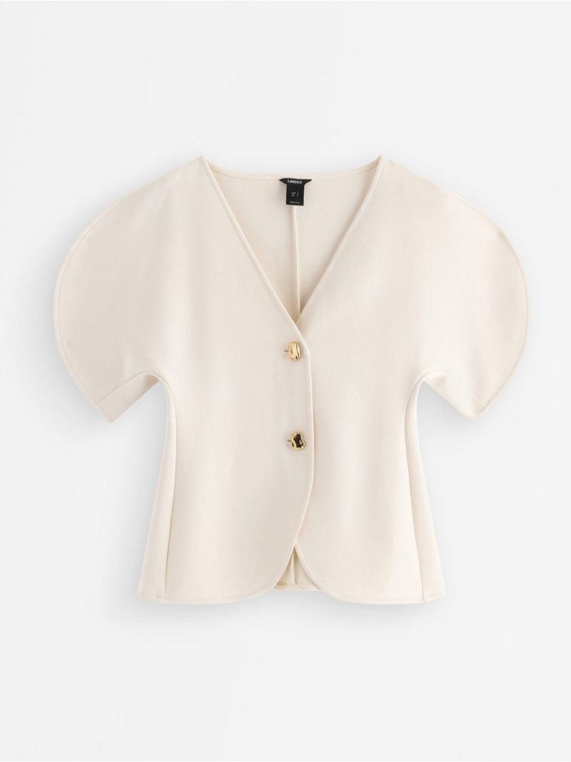 Short-sleeved jersey top - 3013810-1418